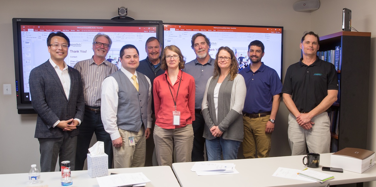 Member of the Virginia Biosolids Council (VBC) visited our lab on April 18.