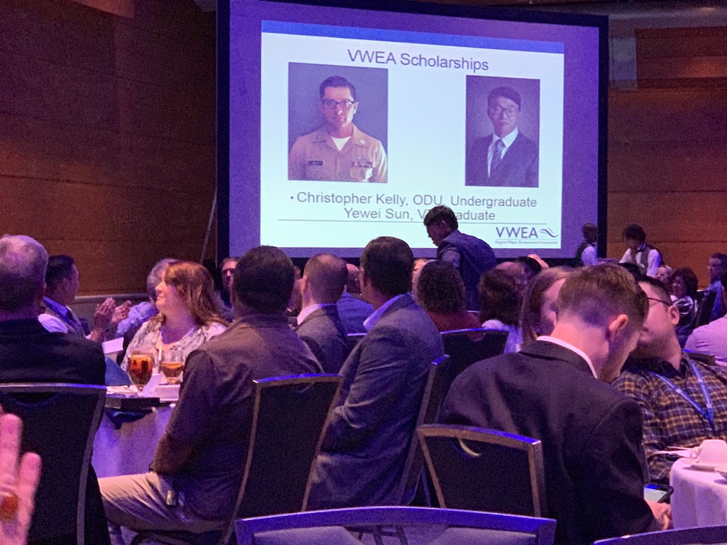 In WaterJam 2019, Yewei Sun harvested both a VWEA scholarship and a 1st place award in water poster competition