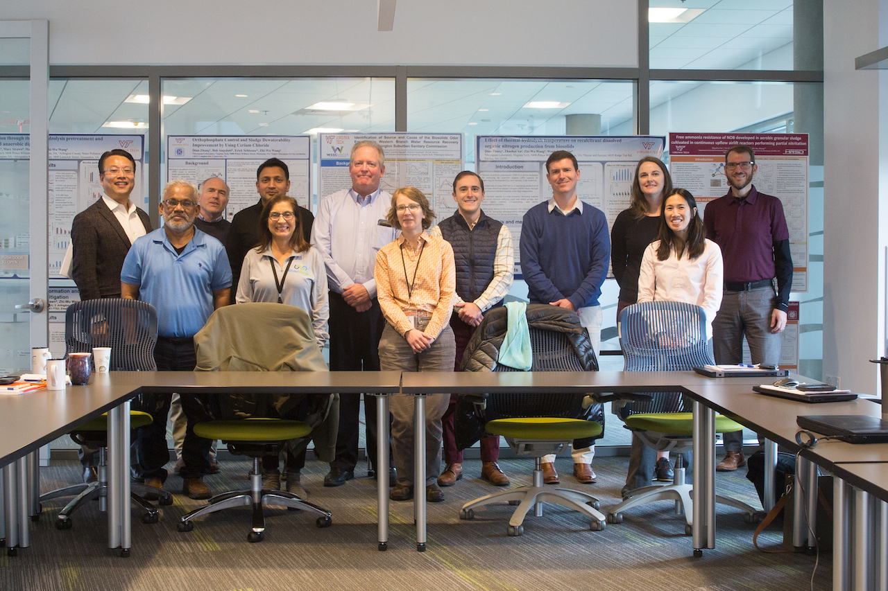 On Jan 24, 2020, representatives from Arlington, AlexRenew, Fairfax County, HRSD, Loudoun Water, UOSA, and WSSC met in the CAWRI annual meeting to discuss the future of applied wastewater research in Northern Virginia.